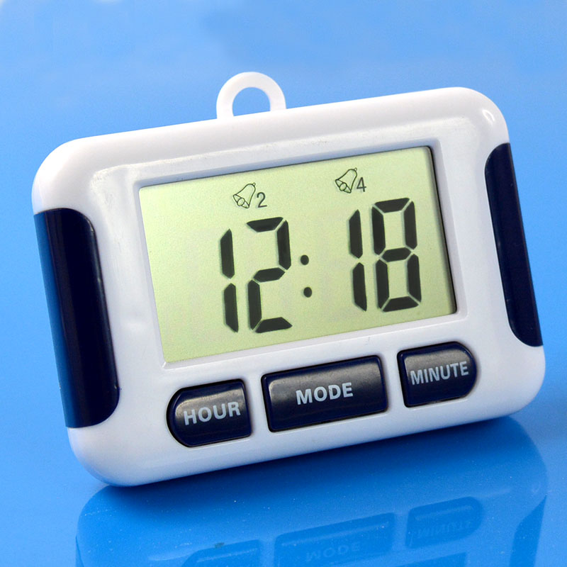 5 Groepen Countdown Timer Multi Keuken Timer Wekker Noisy Bell 12/24 Uur Timers