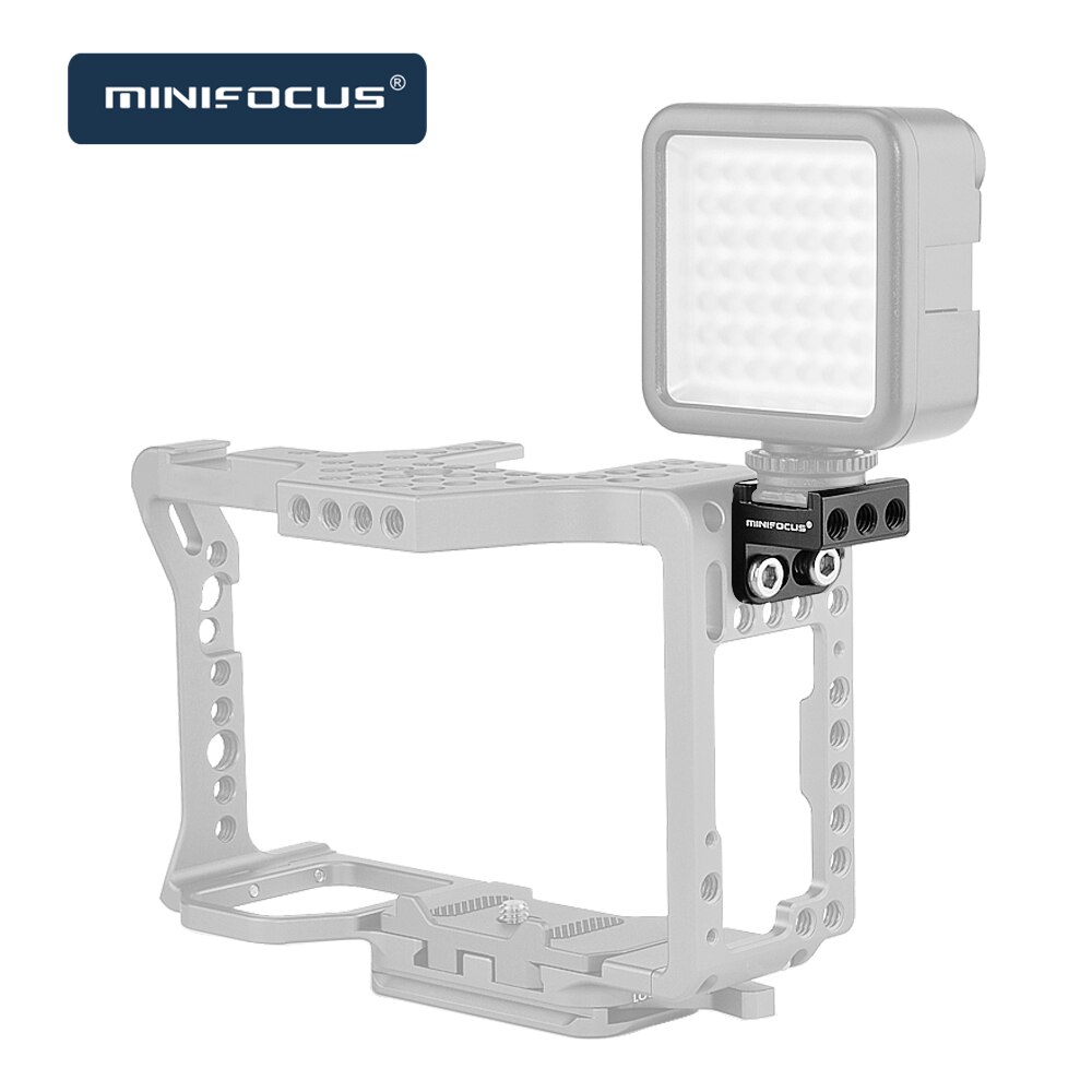 MINIFOCUS 90 Grad kalt Schuh montieren Adapter Pro Kamera Käfig oben Platte Seite Platte Kamera handhaben & L Halterung extern erweitern Schuh