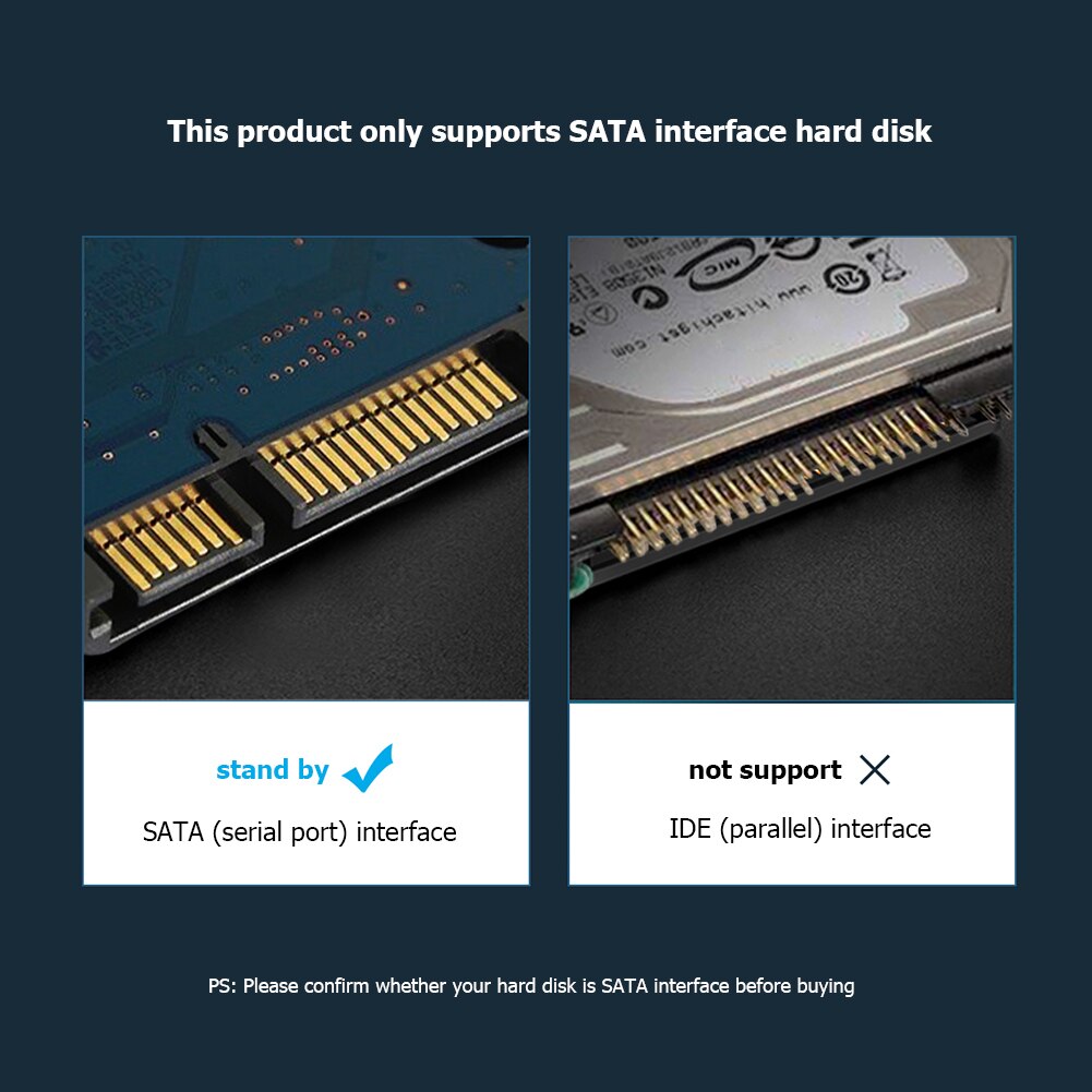 2.5 Hdd Case Sata Naar Usb Hdd Ssd Behuizing USB3.0 2.0 Mobiele Harde Schijf Case Box Voor Laptop Disco Duro externo Case