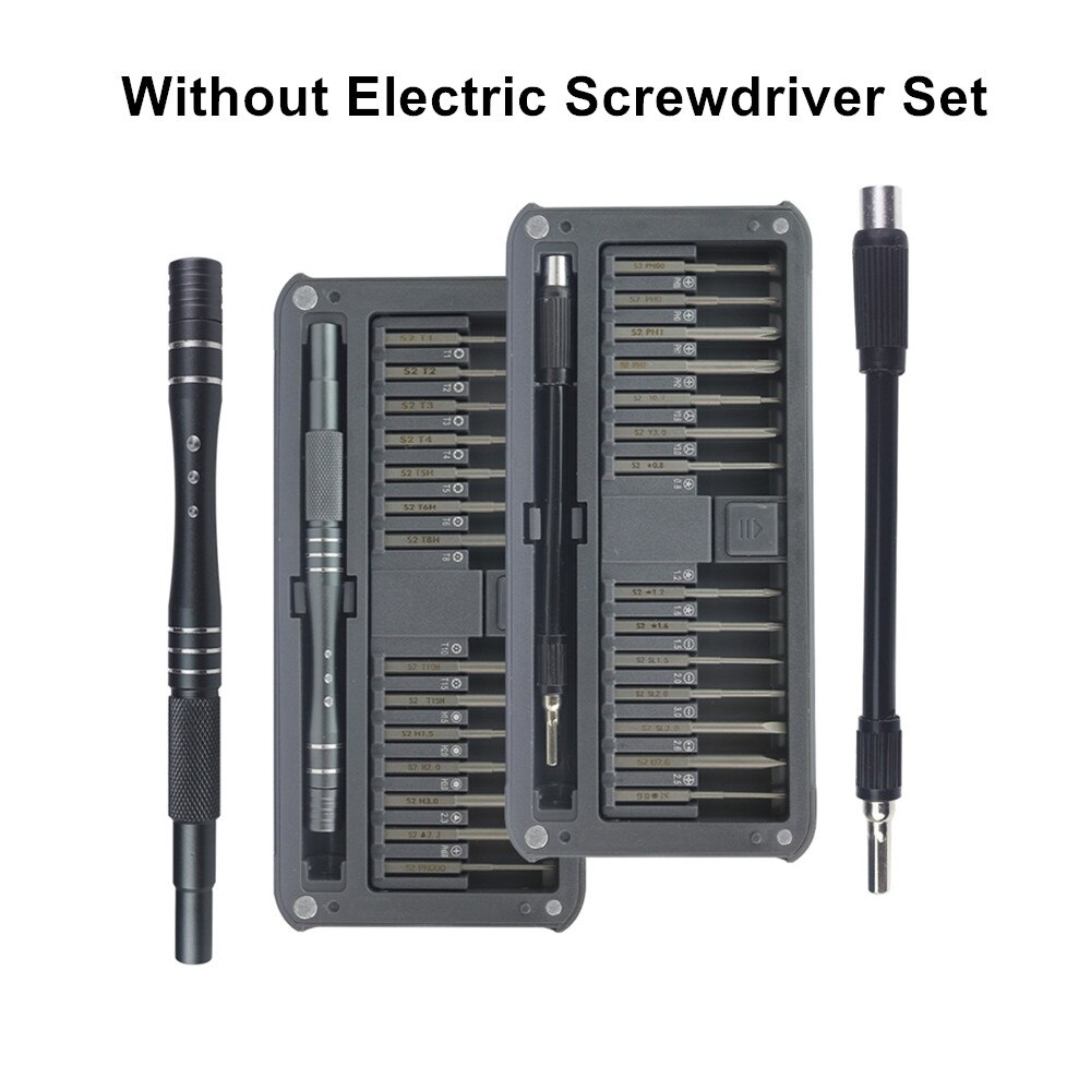 Mini Electric Screwdriver Rechargeable Cordless Power Screw Driver Kit Bit Set Power Tools 3.6V