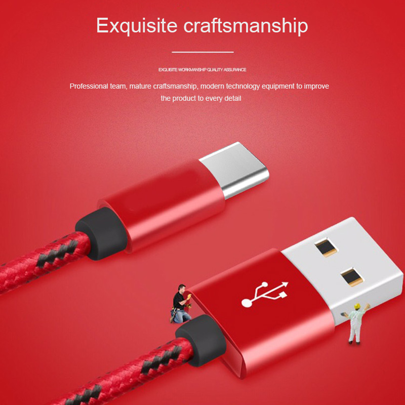Quick Charge Type C USB Charger Cable for Samsung Galaxy A30 A50 A71 A7 A5 A3 S11 S10 S9 for Huawei P20 Lite Mate 20 Pro 10