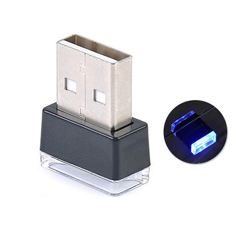 Auto Scheinwerfer Lampen Tragbare USB LED Auto Innen Umgebungs Atmosphären Nacht Licht Dekorative Lampe