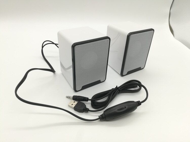 D9 back middenrif Mini speaker USB2.0 3.5mm speaker Voor laptop computer telefoon PC mini speaker