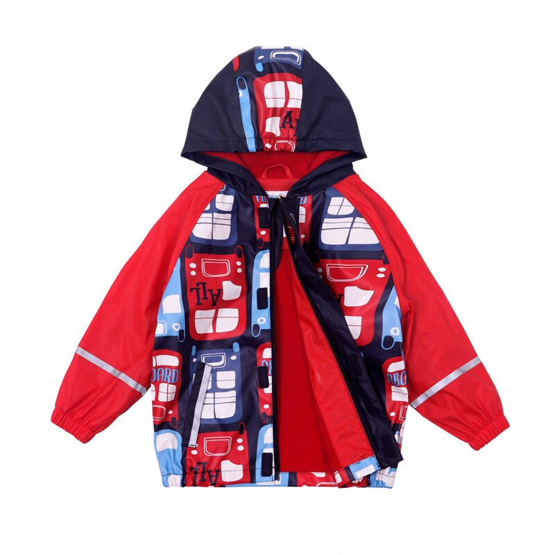 Veste imperméable en velours pour enfants, vêtement d&#39;extérieur, imperméable, Poncho, coupe-vent, pour garçons,