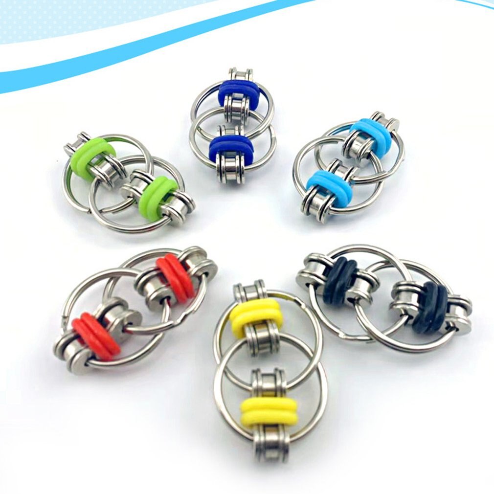 Flippy Chain Fidget Toy Relieves Stress Reducer ADHD Anxiety and Autism Suitable for Workplace School Daily