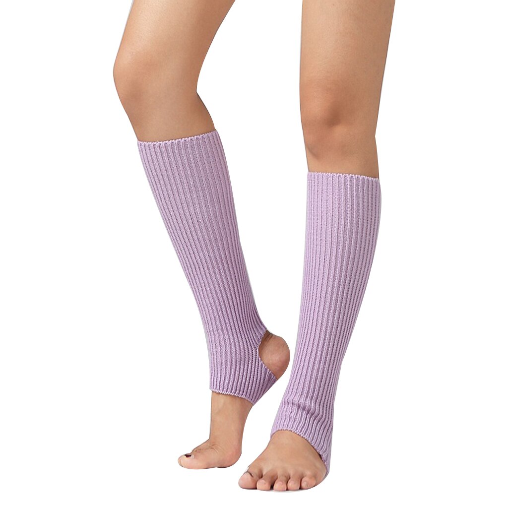Woman Latin Socks Fitness Dancing Female Daily Wear Exercising Warm Long Section Knitting Walking Socks: NO.10