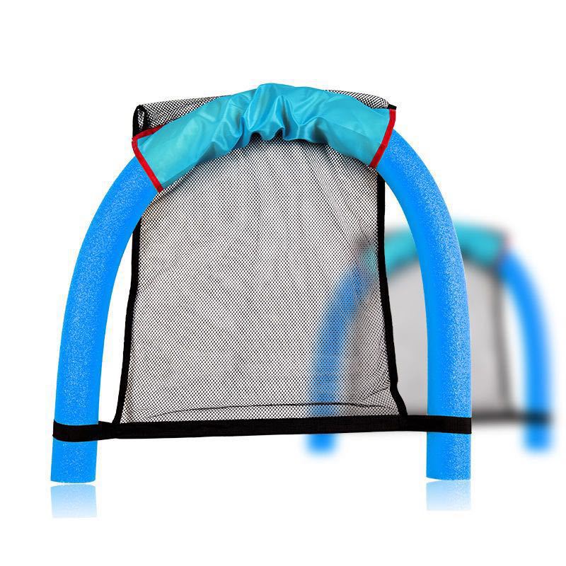 Uppblåsbar flytande säng flytande pool nudlar skum sling mesh flytande stol nät pool fest barn säng matta avkoppling