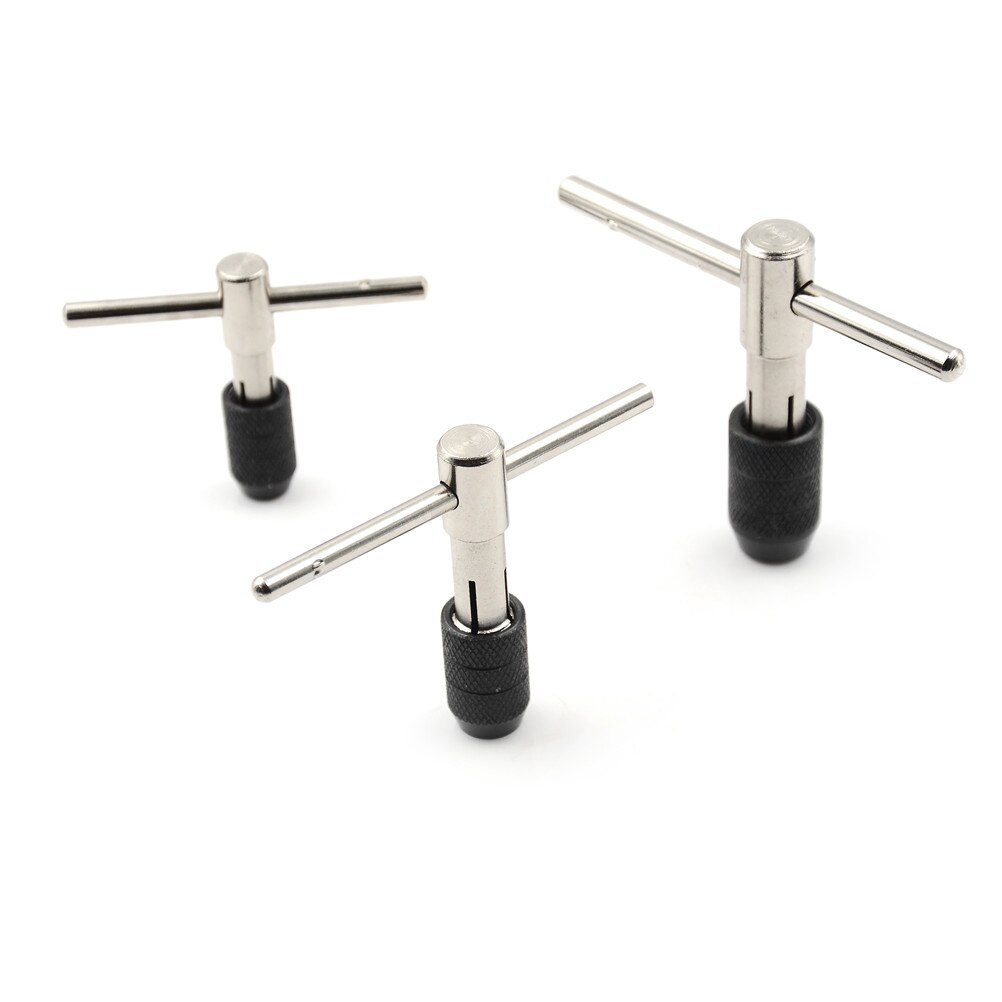 T-manilla grifo llave de mandril M3-M6 M5-M8 M6-M12 herramienta de mano tipo T rosca titular de la manija ajustable tornillo macho de rosca herramienta