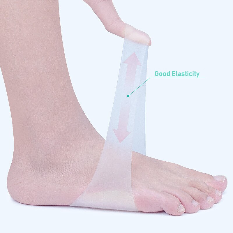 Soft Silicone Socks Pads Foot Support Flat Correction Shape Good Elasticity Women Peds Liners