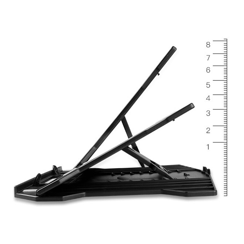 Computerständer, achtfach verstellbarer notebookständer mit drehteller, tragbarer, faltbarer notebookständer, notebook-computer