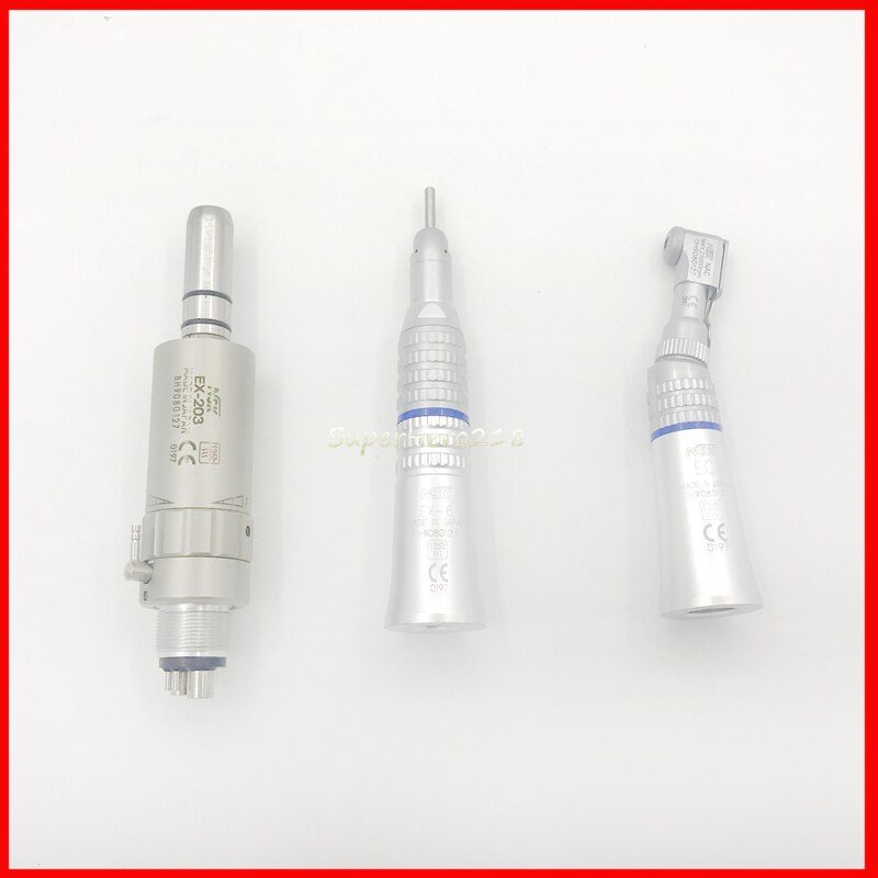 Dental nsk låghastighetshandstycke polering mikromotor vinkelrät luftmotor ex -203 kit 2 4 hål