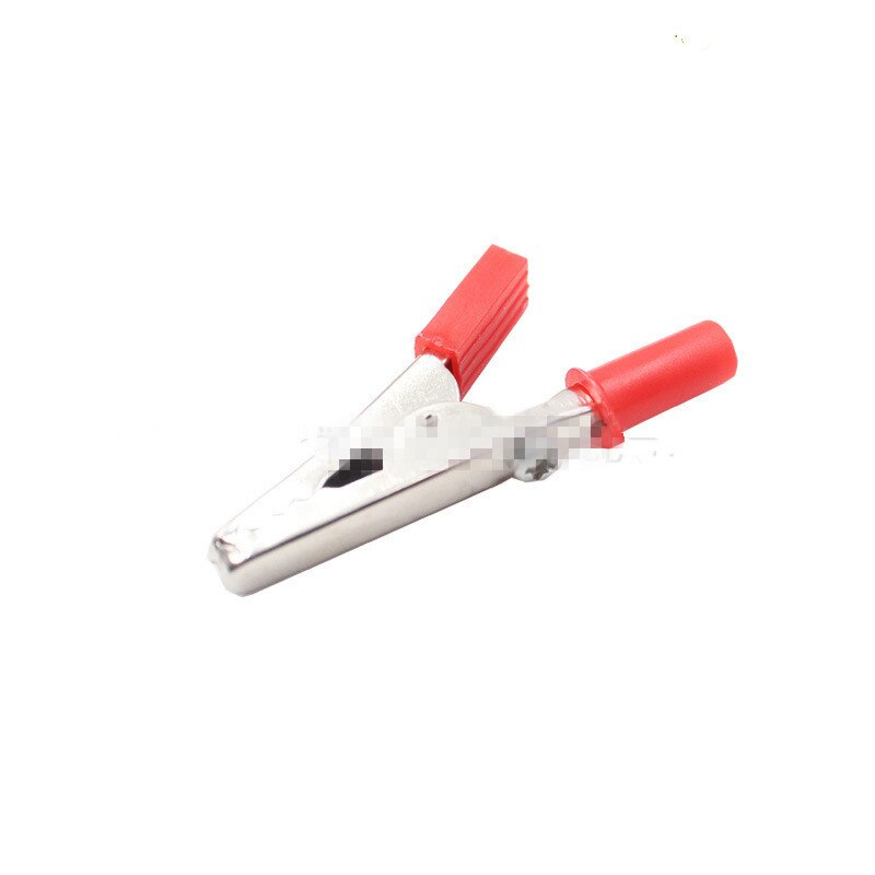 1/5PCS Spring clip 55mm Plastic Handle Test Probe Metal Alligator Clips 5A test clip battery clip