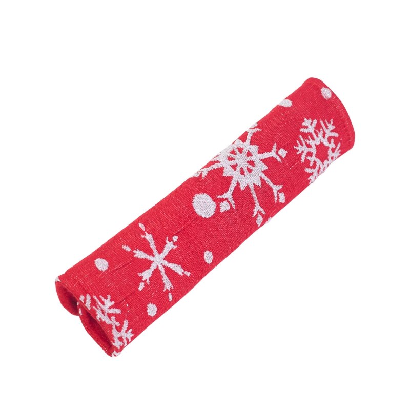 3 stks/set Kerst Decoratie Koelkast Cover Deurklink Keukenapparatuur Decoratie antislip Handschoenen Voor Koelkast