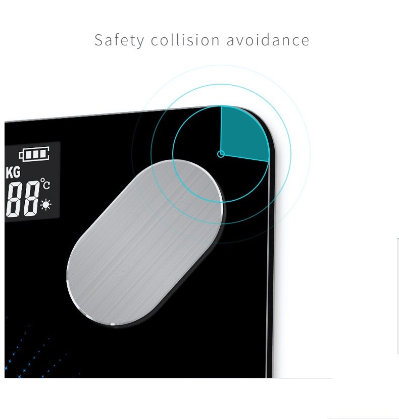 Neueste Körper Fett Skala Boden Solar- Gewicht Skala Clever Elektronische LED Digital Gewicht Schlecht Gleichgewicht-Bluetooth Smartphone APP