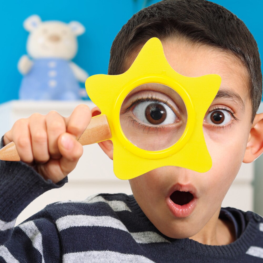 Dessin animé loupe insecte visionneuse enfants Science expérience jouet petite Science maternelle enseignement aides enfants