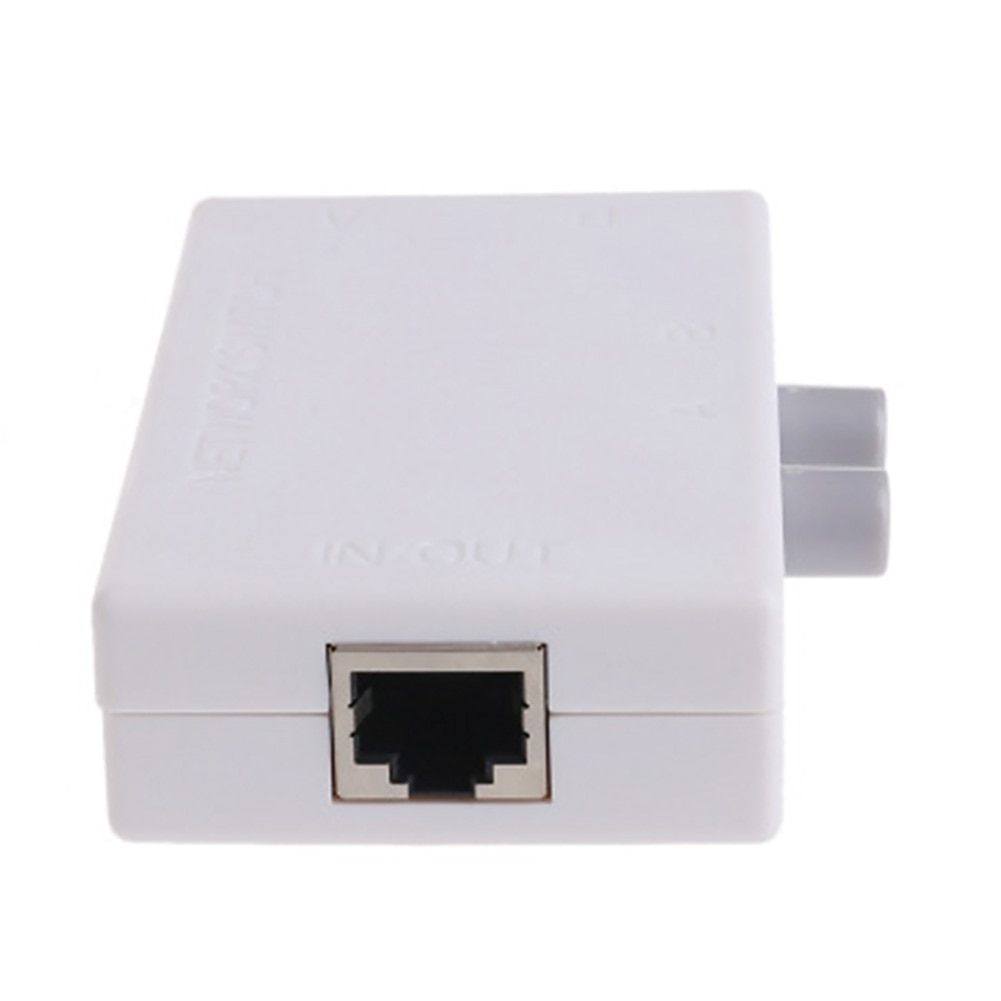 Stille Ethernet Eenvoudig Te Bedienen 2 Poort Netwerk Switch Ruimtebesparend Lage Kosten Mini RJ45 Plug En Play Praktische Thuis en Kantoor