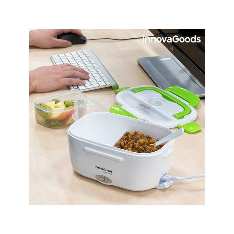 Fiambrera Eléctrica InnovaGoods 40W Blanco Verde