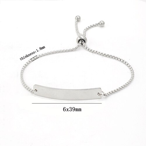 WWJD Letter Stainless Steel Adjustable Beaded Bracelet