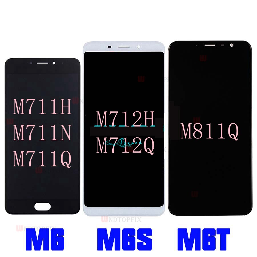 Pantalla táctil LCD para Meizu M6, repuesto de pantalla LCD M711H M711M M711Q M6S M712H M712Q para MEIZU M6T M811Q