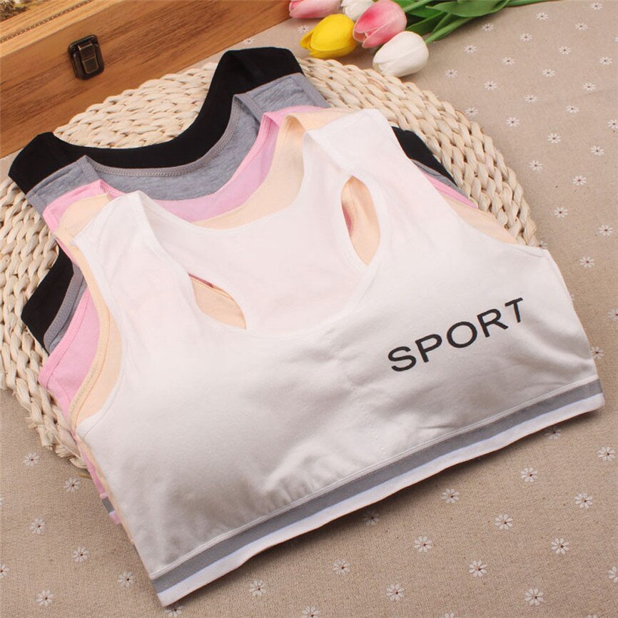 Intimo per bambina intimo reggiseno gilet intimo per bambini intimo sportivo abbigliamento periodo di sviluppo per bambini gilet intimo sportivo