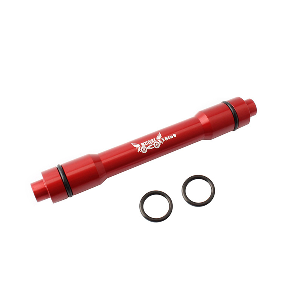 Bike Steekas Adapter Voorwiel Hub 15 Om 9 100Mm Qr Adapter Mtb Road Fiets Quick Release Conversie as: red