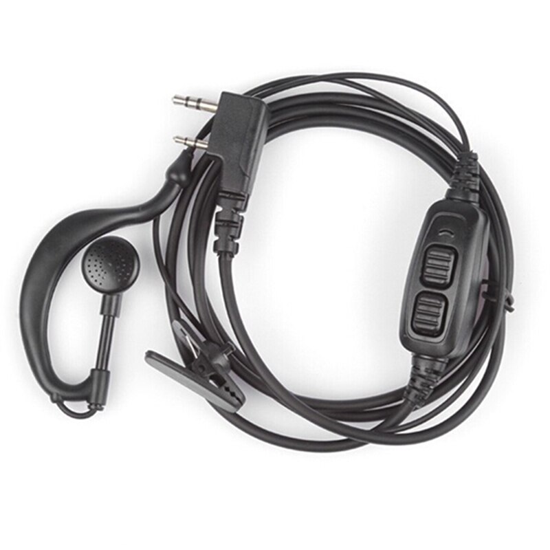 BAOFENG uv-82 accesorios dual original PTT auricular del auricular con micrófono para UV 82 UV82L UV-89 2-radio