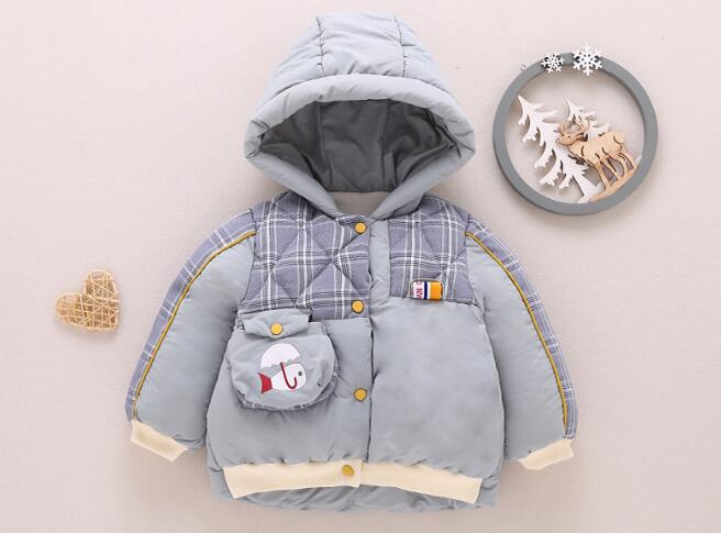 Småbørn baby drengetøj vinterfrakker flyverdragt til spædbørn jakke bomuldstøj tyk hætte varm ååå 020: Ååå 020a / 80