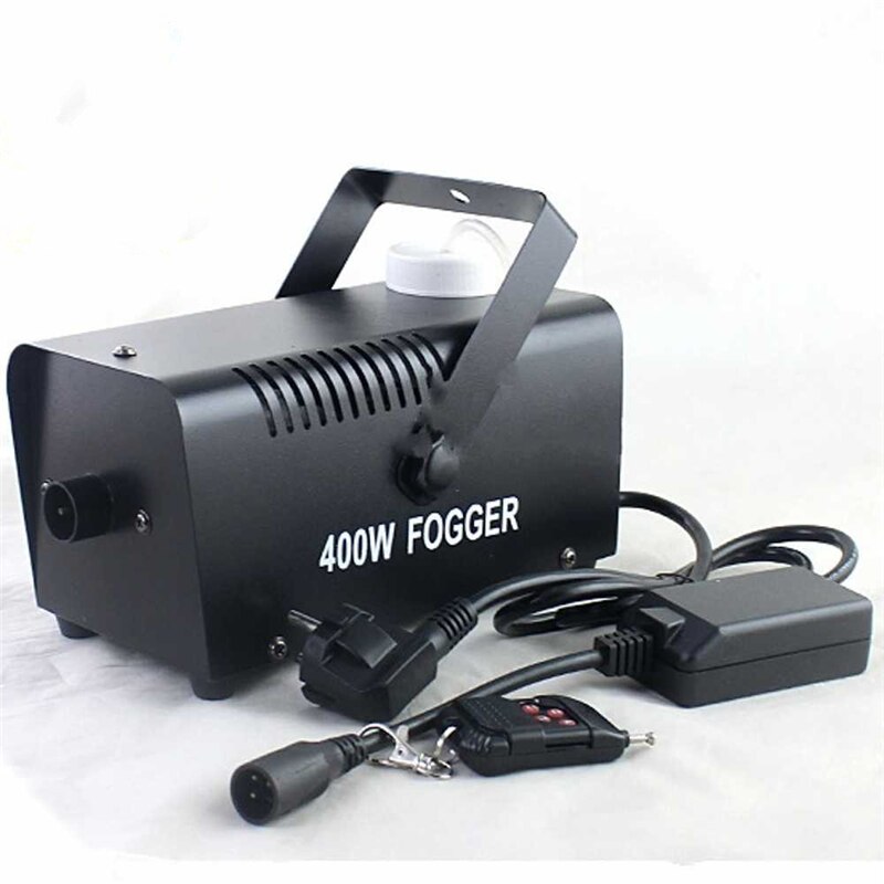 Mini 400W Fog Rook Mist Effect Machine Disco Dj Party Kerst Stage Projector Met Draad/Afstandsbediening Thuis floor Fogger