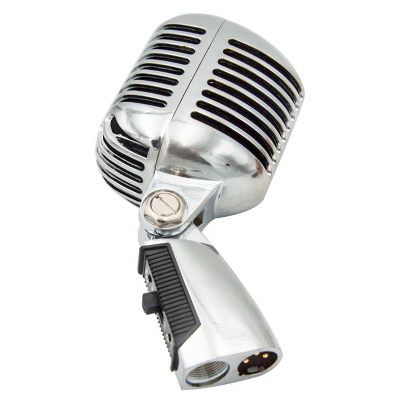 Wired Vintage Classic Microphone Good Dynamic Moving Coil Mike Deluxe Metal Vocal Old Style Ktv Mic Mik