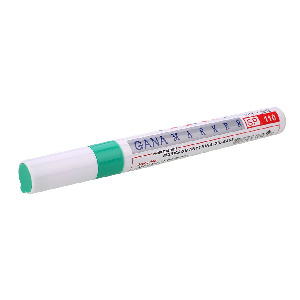 Scratch Repair Pen Repair Pen Remover Painting Paint Marker Pen Car Permanent Car Tread Rubber Universal Waterproof Metal Tire: Green