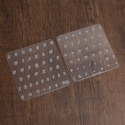 Handmade leather DIY leather letter printing digital printing art leather carving tool set combination