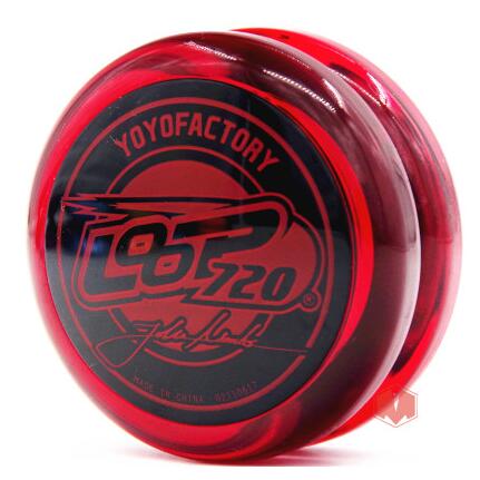 YYF loop 720 YOYO per giocattoli yo-yo professionali 2A per bambini: black red