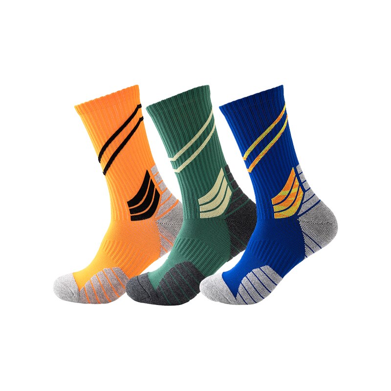 3 Pairs Mens and Women Athletic Basketball Socks Outdoor Running Cycling Sports Socks Compression Socks: AD031