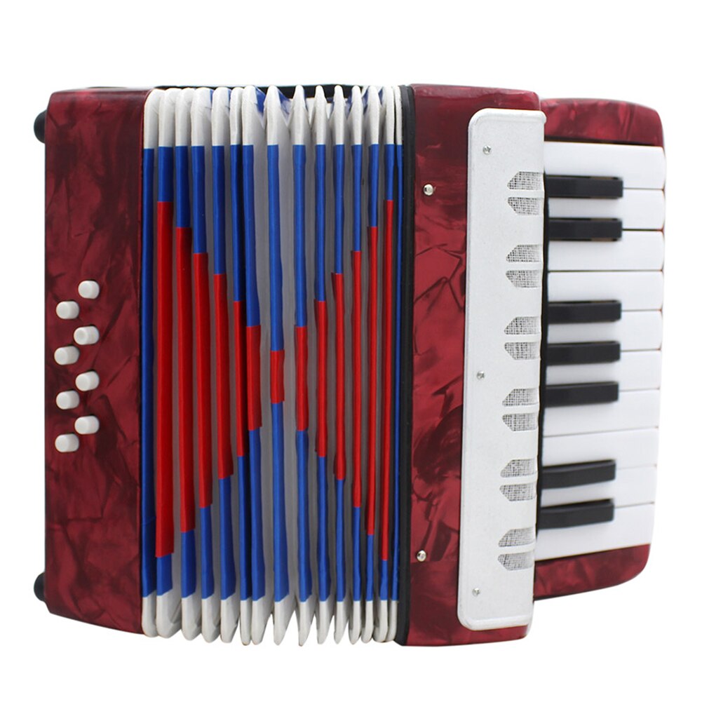 Accordeon Mini Kleine Accordeon 17-Key 8 Bass Educatief Muziekinstrument Voor Kinderen Kinderen Amateur Beginner Vroege Onderwijs