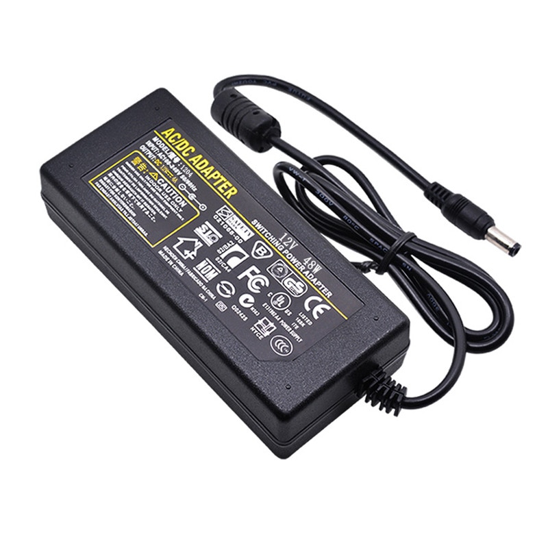 12V 4A 48W Desktop Power Supply Adapter Transformer 110V~240V To DC 12V 5.5x2.5mm Jack Socket Include Plug Cable
