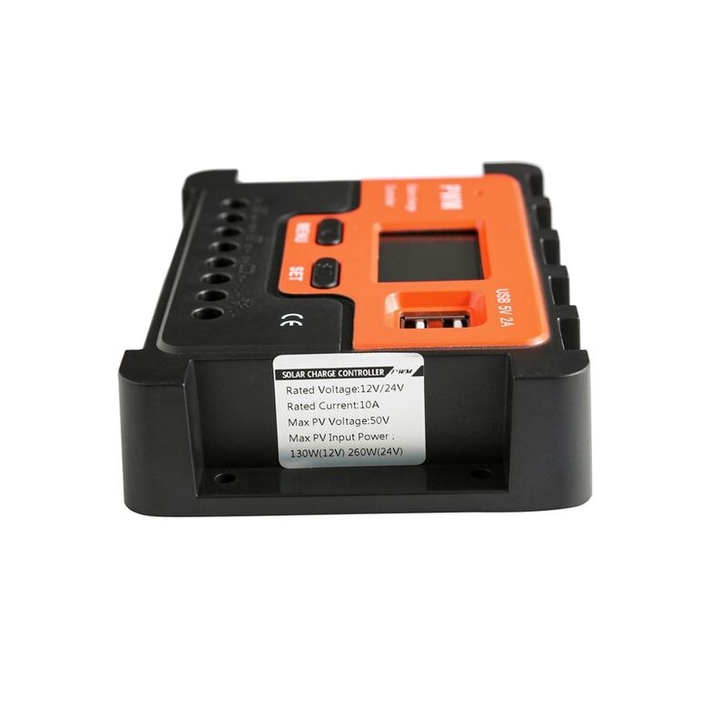 Factory direct orange solar charge controller 20a