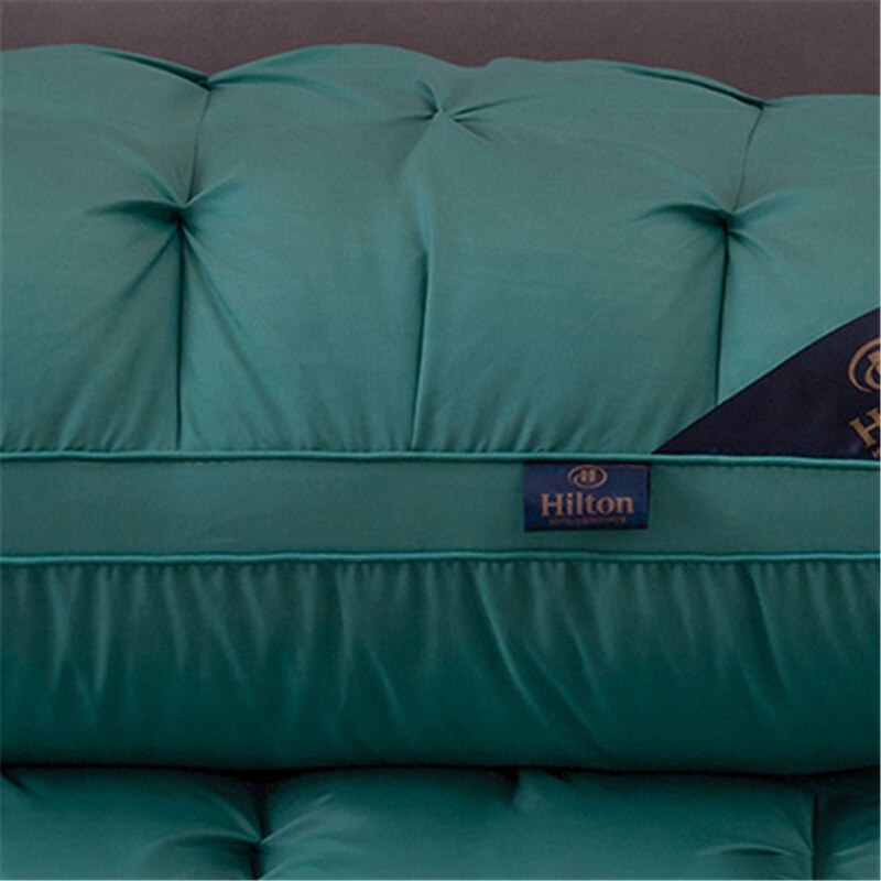 Oreiller de couchage doux à carreaux décoratifs, oreiller orthopédique de Massage, pour la maison, l'hôtel