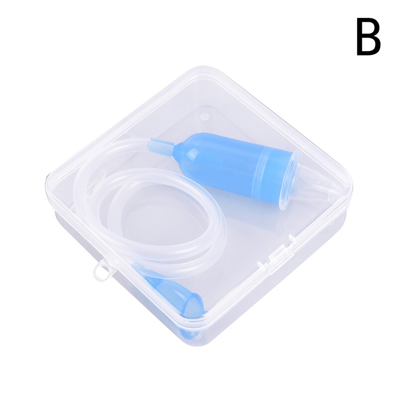 Nasal Aspirator Baby Care Kid Baby Safety Care Snot Nose Cleaner Silicone Nose Cleaner: Black