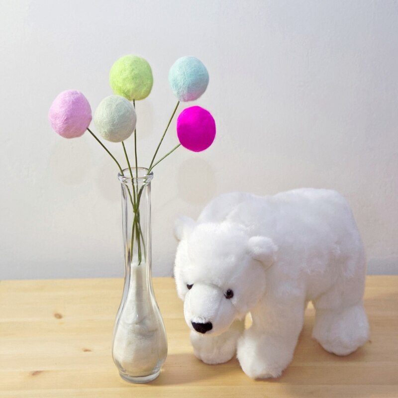 Mode Wol Corriedale Needlefelting Top Zwervende Geverfd Spinning Nat Vilten Fiber