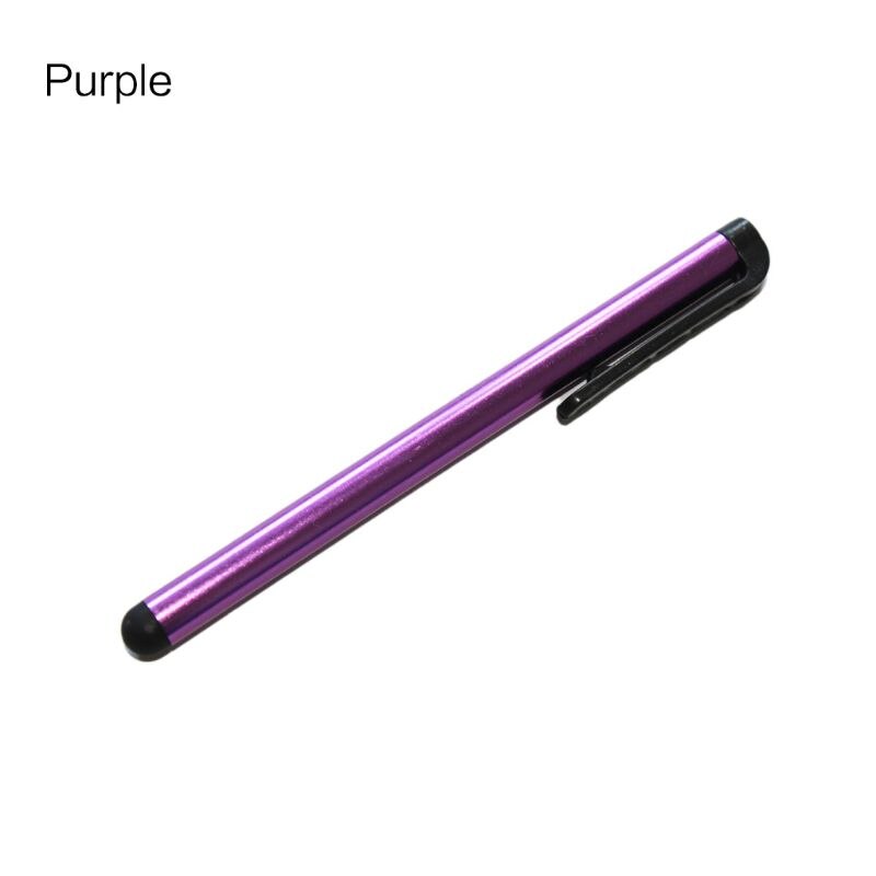 Disegno della Clip Universale Testa Morbido Per Il Telefono Tablet Durevole Dello Stilo Capacitivo Della Penna di Matita Penna Dello Schermo di Tocco: Purple