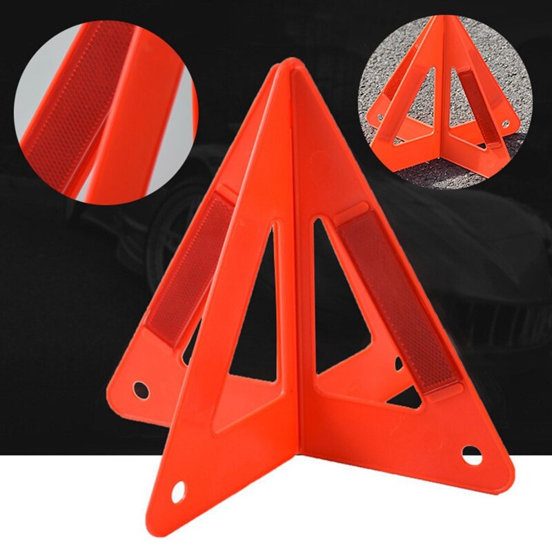 Auto Car Safety Emergency Reflective Warning Triangle Triangle Warning Sign Reflective Warning Sign Road Emergency Standby