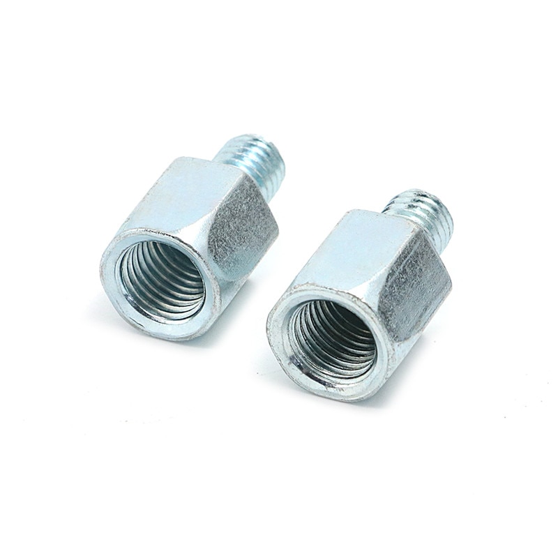 10mm to 8mm Mirrors Reverse Thread Adapters for Motorcycle Scooter Yamaha Suzuki Honda Kawasaki KTM M10 to M8 adjuster bolt
