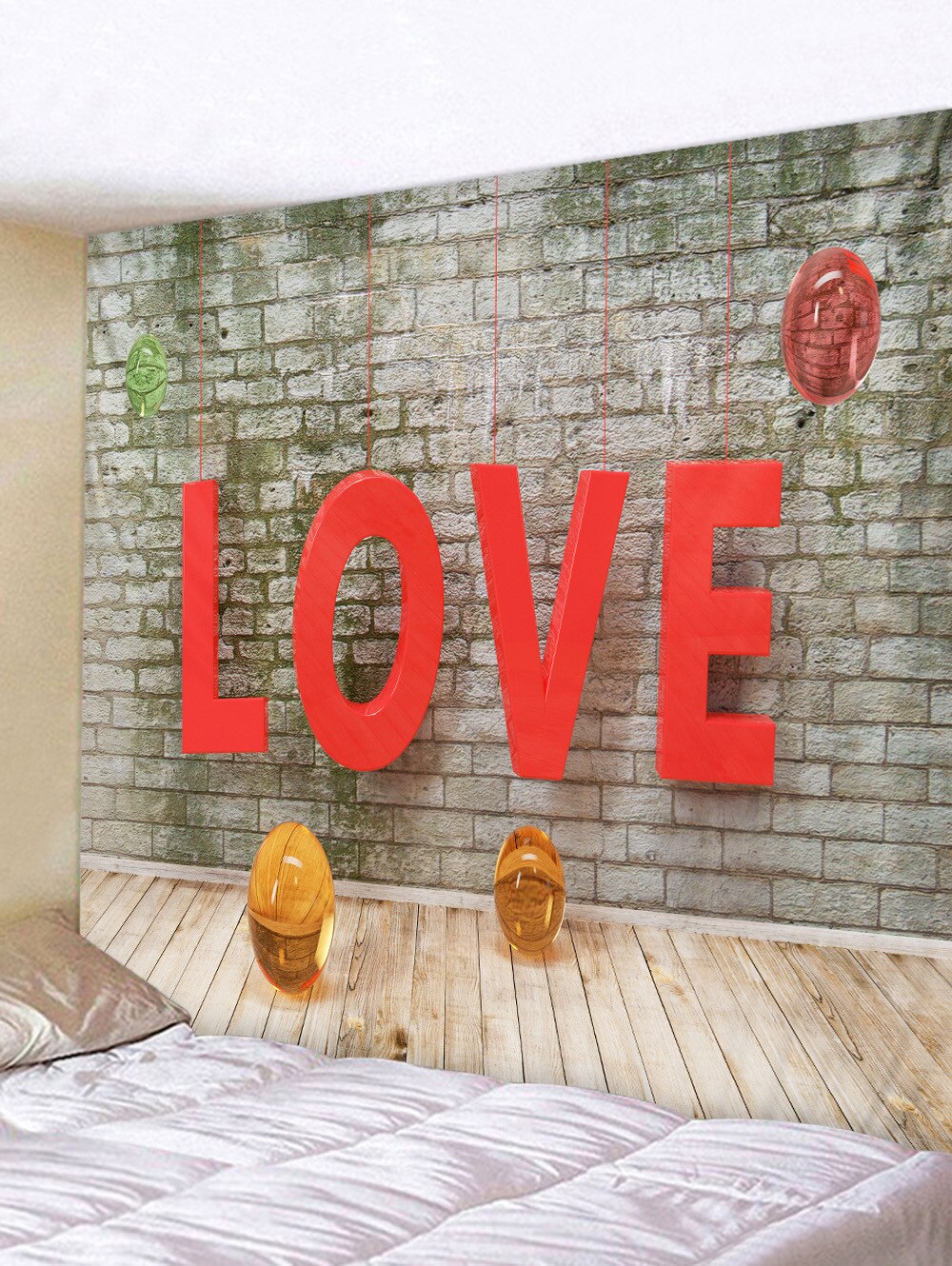 Bruiloft Decor Tapijt Muur Stof Hippie Boho Liefde Rose Tapijt Muur Opknoping Valentijnsdag Dorm Matras Muur Tapijt: 2 / 150x200cm