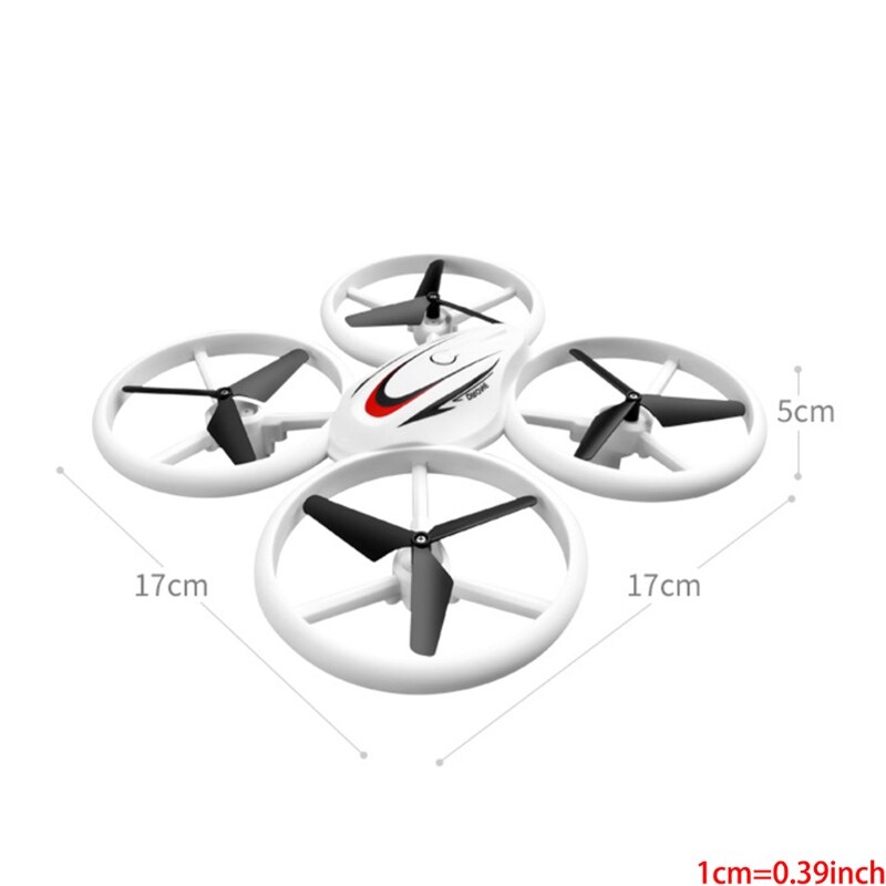 2.4Ghz 4CH Afstandsbediening Drone Met Led Licht Mini Quadcopter Vliegtuigen Speelgoed Y3NF
