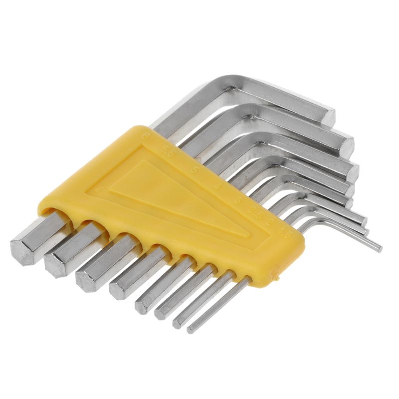 8pcs Allen Key Hexagon Wrench Tools Set Spanner Screwdriver Kit 1.5mm -6mm Bicycle Cycling Repair Tool