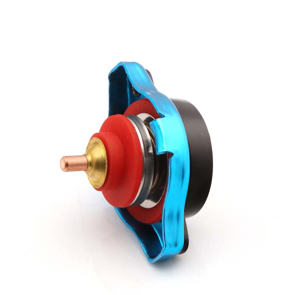 1PC Radiator Cap Cover With Water Temperature Gauge Automotive Modified Tank Cover Safety Water Tank Cover
