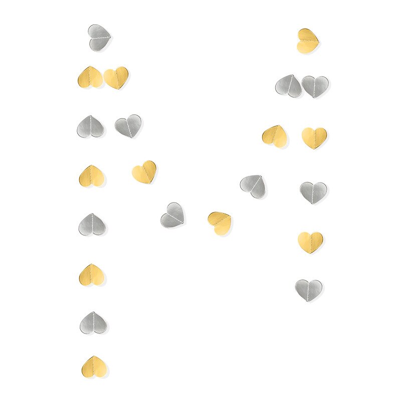 Guirlande banderole en forme de cœur 1 ensemble | Guirlandes en papier, je t'aime, guirlandes suspendues en forme de cœur, décoration bricolage pour fête de mariage, maison: H08