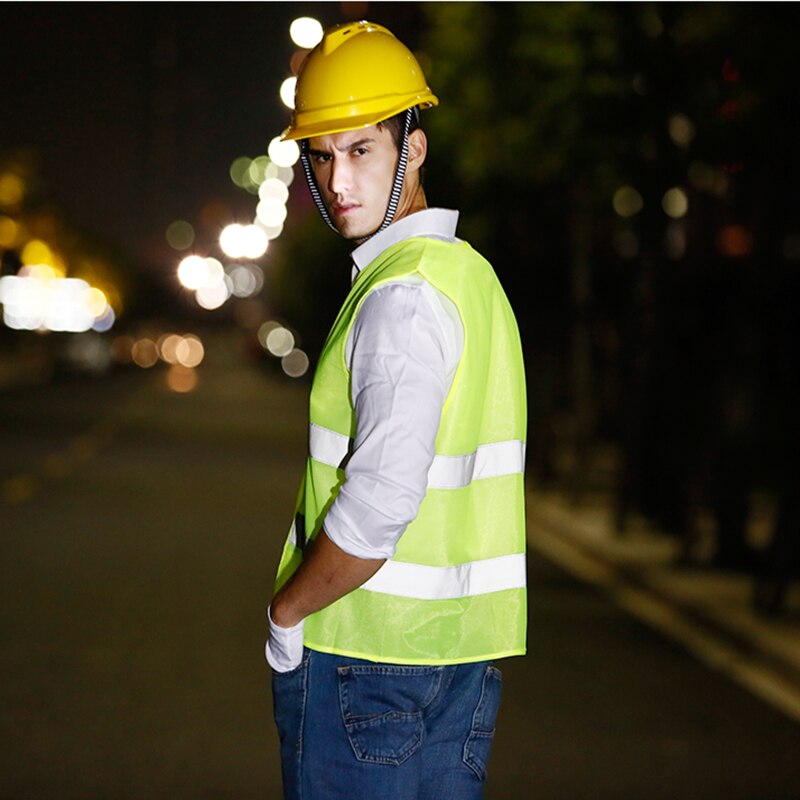 Hi Vis Safety Vest Reflective Riding Bike Bicycle Reflective Vest Cool Motorcycle Safety Vest Men Work Tool Vest Lightweight