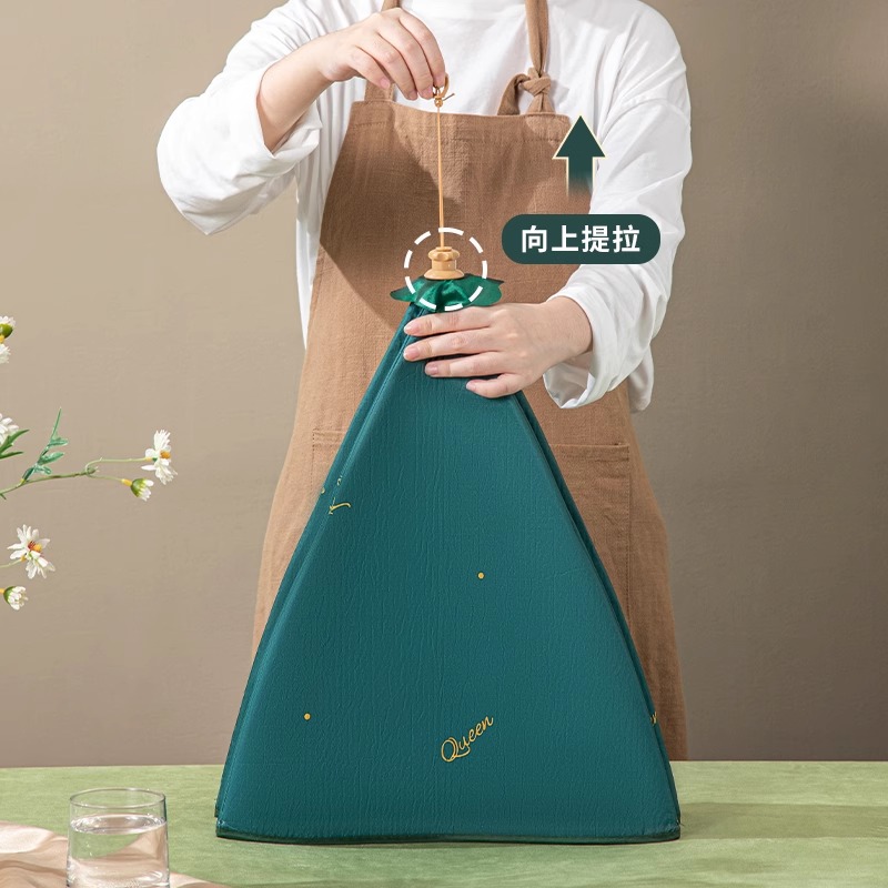 Foldable Insulated Table Cover, Large Kitchen Dustproof Lid with Aluminum Foil for Home Use