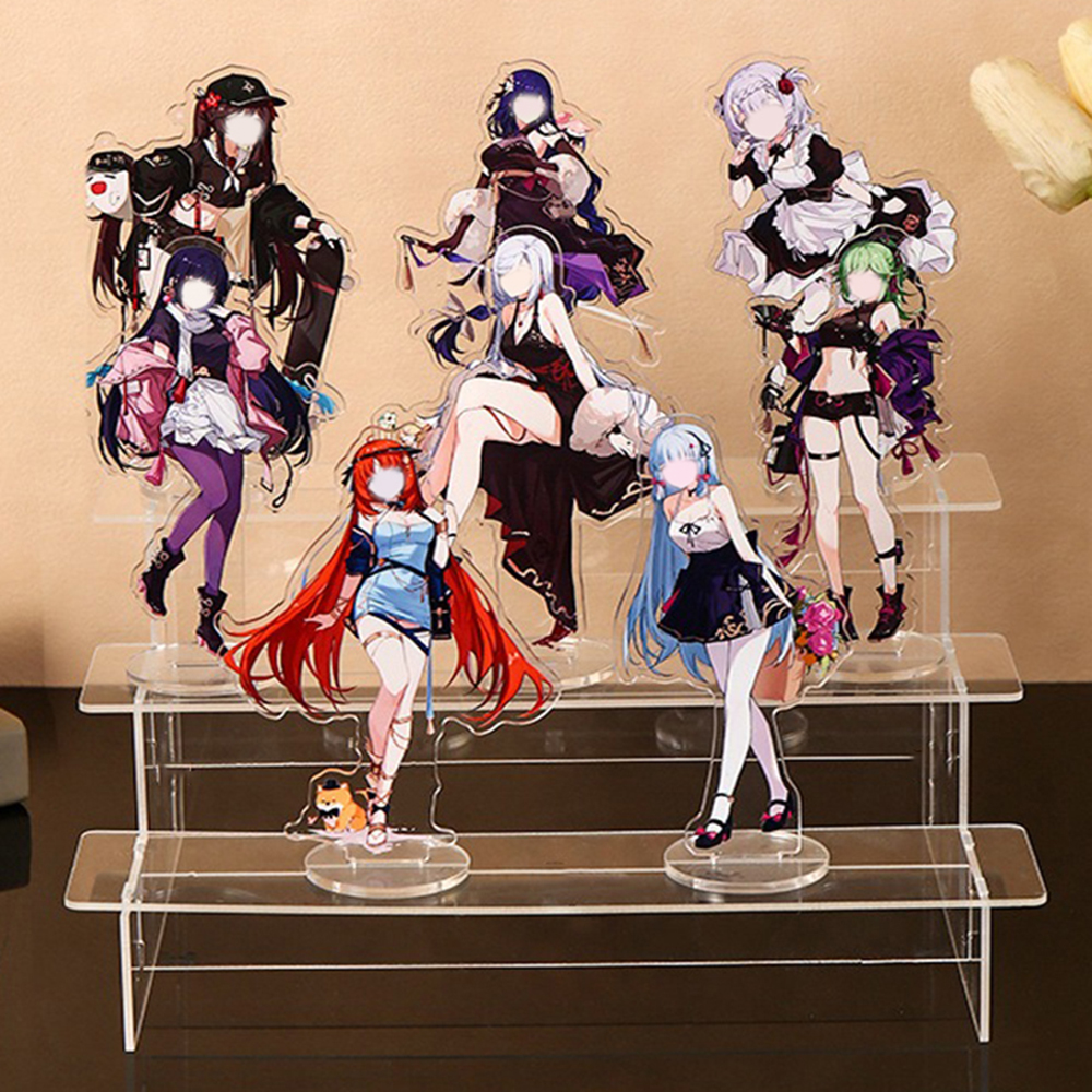 Transparent Shelf Organizers Display Stand Holder Figures Collectibles Storage Rack Perfumes Doll Removable Accessories